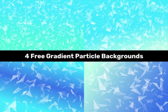 4 Free Gradient Particle Backgrounds for Modern Design
