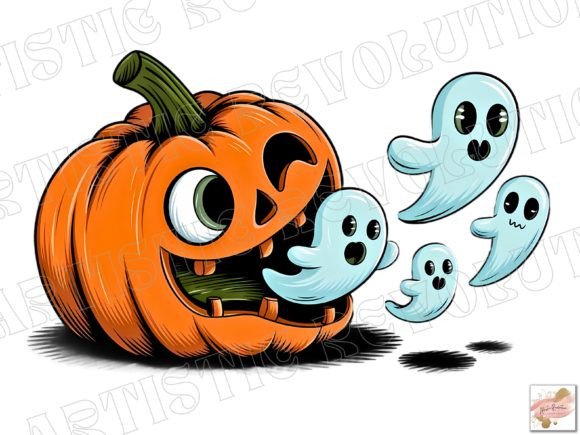 Cute Halloween Pumpkin & Ghost Clipart: Design Guide
