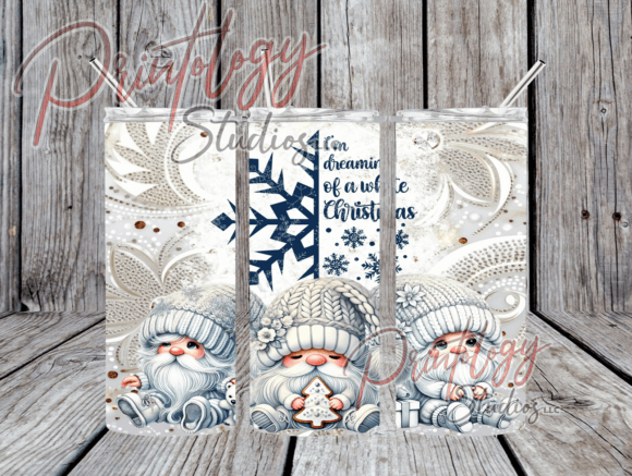 Dreaming of a White Christmas 20oz Wrap: A Designer's Festive Asset