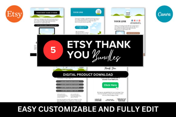 Elevate Your Brand with Professional Etsy Thank You Pages
