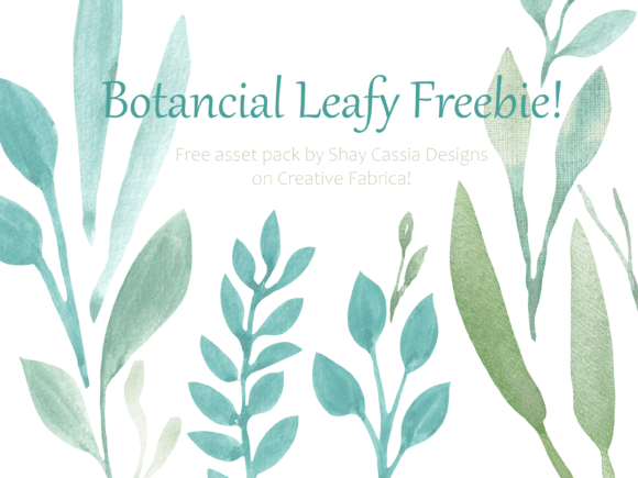 Elevate Your Designs with Our Freebie Leafy Asset Pack!
