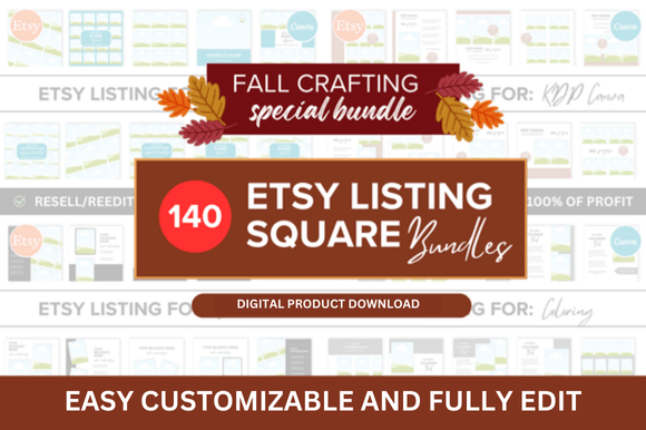 Elevate Your Etsy Shop with Professional Fall Sale Mockups