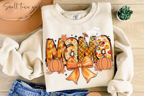 Fall Mama Coquette Pumpkin Png: A Designer's Seasonal Asset