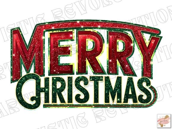 Festive Visual Assets: Merry Christmas PNG Sublimation Designs
