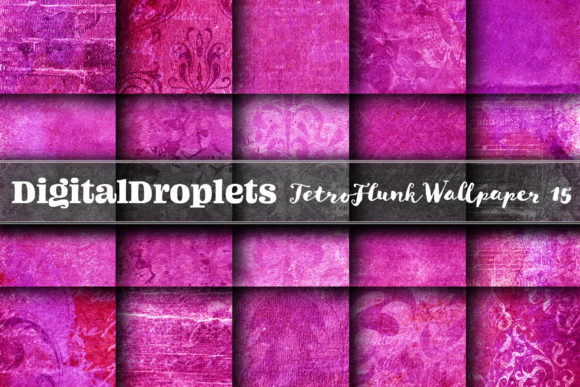 TetroFlunk Wallpaper Vol.15: Vibrant Grunge for Modern Design